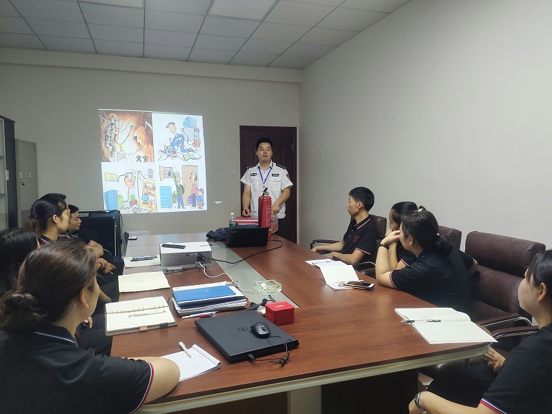成都麻豆伦理电影院厂家消防知识讲座 